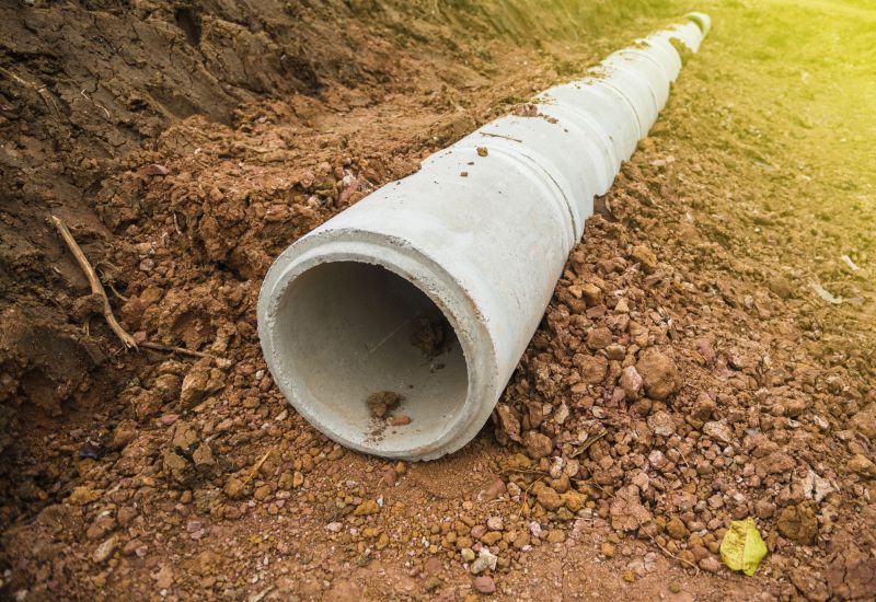 Drainage Pipe Placement